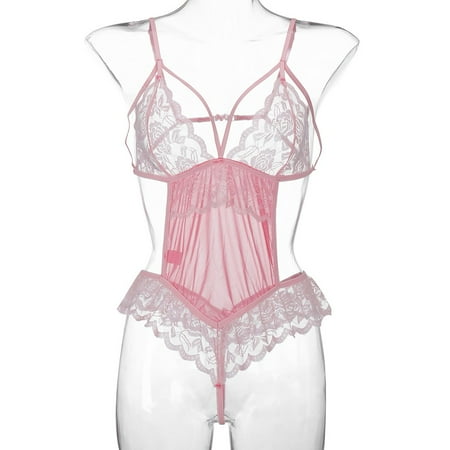 XHJUN Women Sheer Lingerie Underwear Set One Piece Teddy Chemise With Cutout Lace Snap Crotch Sexy Babydoll Bodysuit Set
XHJUN Women Sheer Lingerie Underwear Set One Piece Teddy Chemise With Cutout Lace Snap Crotch Sexy Babydoll Bodysuit Set