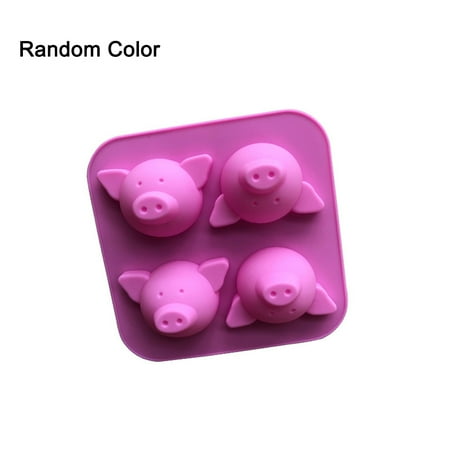 4 Cavity Cartoon Animal Head Silicone Mould Cake Chocolate Fondant Mold Pastry Cupcake Baking Cake Decorating Tool Random ABIDE
4 Cavity Cartoon Animal Head Silicone Mould Cake Chocolate Fondant Mold Pastry Cupcake Baking Cake Decorating Tool Random ABIDE