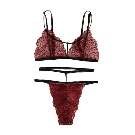 wendunide underwear women y Exquisite Lace Red Lingerie Bra+G-string Set Babydoll Cut-Out Sleepwear Red S
wendunide underwear women y Exquisite Lace Red Lingerie Bra+G-string Set Babydoll Cut-Out Sleepwear Red S