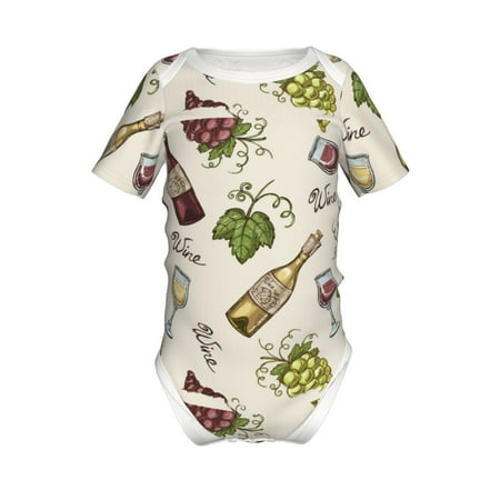 Yiaed Grapes Bbottles Wine Print Infant Climbing Short Sleeve Onesie One-Piece Baby Bodysuit Clothes 0-12 Months -6 Months
Yiaed Grapes Bbottles Wine Print Infant Climbing Short Sleeve Onesie One-Piece Baby Bodysuit Clothes 0-12 Months -6 Months
