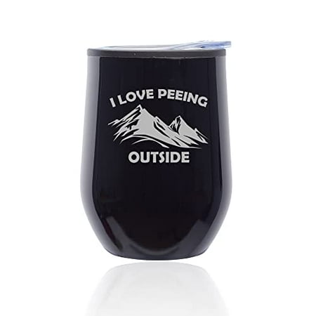 Stemless Wine Tumbler Coffee Travel Mug Glass with Lid I Love Peeing Outside Funny Hiking Camping Outdoors (Black Midnight)
Stemless Wine Tumbler Coffee Travel Mug Glass with Lid I Love Peeing Outside Funny Hiking Camping Outdoors (Black Midnight)
