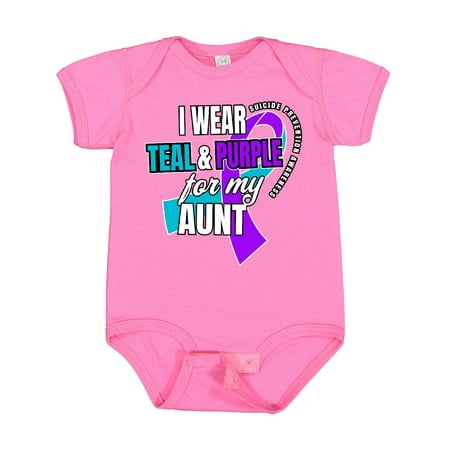Inktastic Suicide Prevention I Wear Teal and Purple for My Aunt Gift Baby Boy or Baby Girl Bodysuit
Inktastic Suicide Prevention I Wear Teal and Purple for My Aunt Gift Baby Boy or Baby Girl Bodysuit