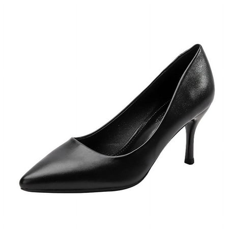 Flight Attendant High Heels Women‘s New Etiquette Shoes Pointed Toe Stiletto Heel Professional Work Shoes Formal Black Shoes
Flight Attendant High Heels Women‘s New Etiquette Shoes Pointed Toe Stiletto Heel Professional Work Shoes Formal Black Shoes