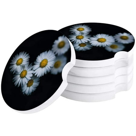 KXMDXA Close Up Daisy Flowers Set of 2 Car Coaster for Drinks Absorbent Ceramic Stone Coasters Cup Mat with Cork Base for Home Kitchen Room Coffee Table Bar Decor
KXMDXA Close Up Daisy Flowers Set of 2 Car Coaster for Drinks Absorbent Ceramic Stone Coasters Cup Mat with Cork Base for Home Kitchen Room Coffee Table Bar Decor