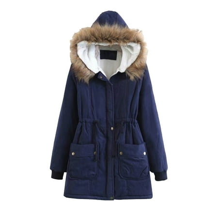 QYZEU Jacket Casual Women Warm Scrub Women Plush Collar Coat Fleece Winter Drawstring Pockets Long Sleeve Hooded Outdoor Wind Warm Slim Jacket Coat
QYZEU Jacket Casual Women Warm Scrub Women Plush Collar Coat Fleece Winter Drawstring Pockets Long Sleeve Hooded Outdoor Wind Warm Slim Jacket Coat