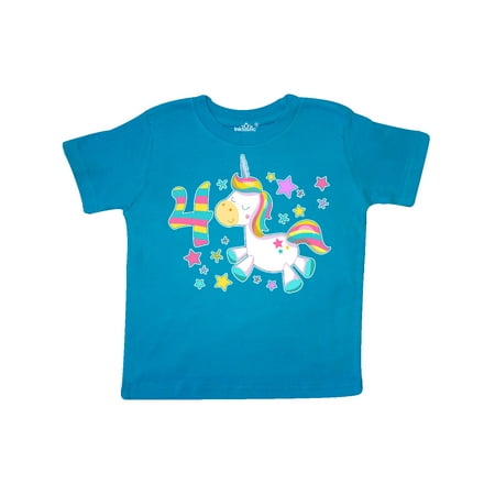 Inktastic Fourth Birthday Rainbow Unicorn Plush and Stars Gift Toddler Boy or Toddler Girl T-Shirt
Inktastic Fourth Birthday Rainbow Unicorn Plush and Stars Gift Toddler Boy or Toddler Girl T-Shirt