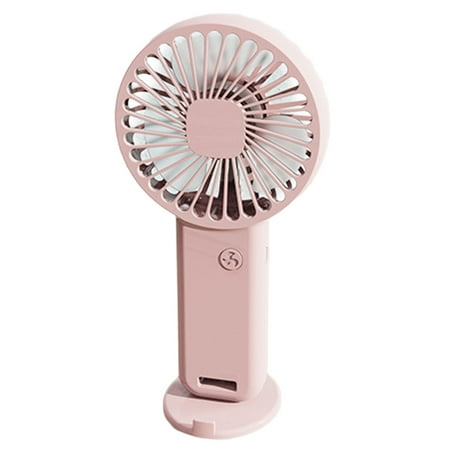 Portable USB Chargeable Fan Handheld Fans with Base Summer Outdoor Portable