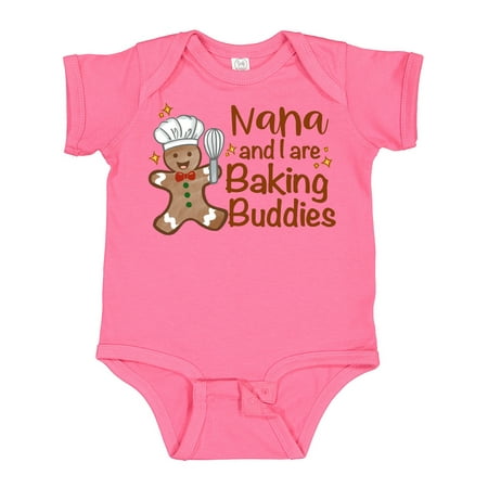 Inktastic Nana and I Are Baking Buddies Gift Baby Boy or Baby Girl Bodysuit