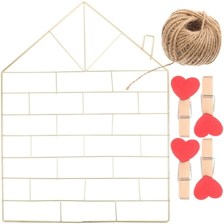 1 Set Iron Grids Iron Photo Grid Panel Wall Photo Artwork Display and Organizer with Clip and Hemp Rope
1 Set Iron Grids Iron Photo Grid Panel Wall Photo Artwork Display and Organizer with Clip and Hemp Rope