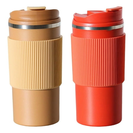 Pack of 2 Durable Portable Stainless Steel Large Capacity Coffee Mug Leakproof Insulated Cups Vacuum Drinks Beverage Kettle Water Bottles Khaki Red
Pack of 2 Durable Portable Stainless Steel Large Capacity Coffee Mug Leakproof Insulated Cups Vacuum Drinks Beverage Kettle Water Bottles Khaki Red