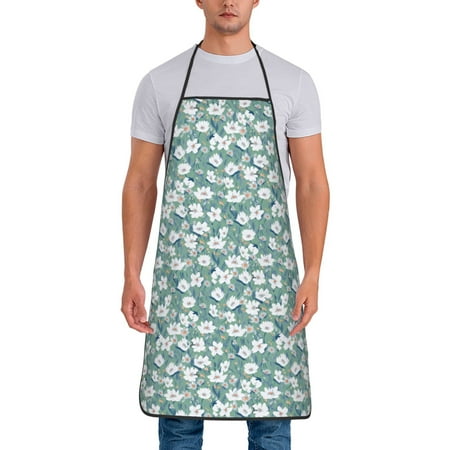 Wukai Gouache Flowers Print Aprons Adjustable Bib Aprons Cooking Kitchen Chef Apron for Women and Men
Wukai Gouache Flowers Print Aprons Adjustable Bib Aprons Cooking Kitchen Chef Apron for Women and Men