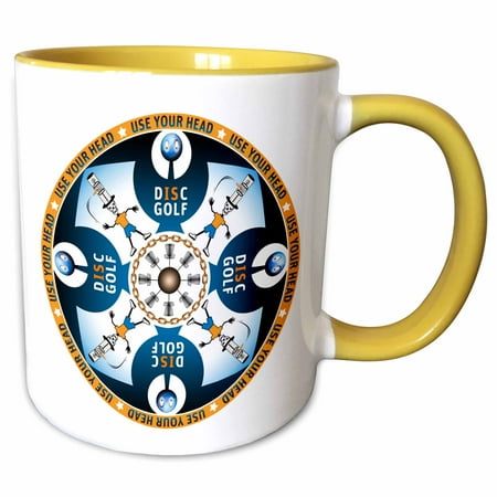 3dRose Use Your Head 1 skeleton disc golfer uses his hat as a basket to putt in to - Two Tone Yellow Mug 11-ounce
3dRose Use Your Head 1 skeleton disc golfer uses his hat as a basket to putt in to - Two Tone Yellow Mug 11-ounce