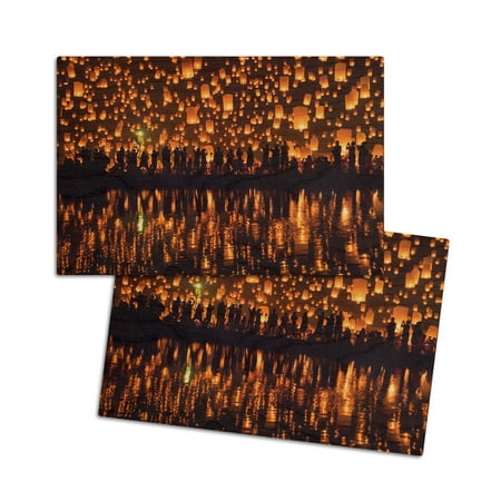 Chian Mai Thailands at Yi Peng Festival (4x6 Birch Wood Postcards 2-Pack Stationary Rustic Home Wall Decor)
Chian Mai Thailands at Yi Peng Festival (4x6 Birch Wood Postcards 2-Pack Stationary Rustic Home Wall Decor)
