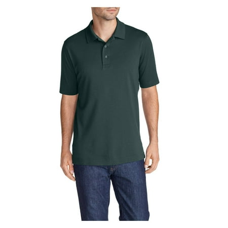 Eddie Bauer Men's Voyager 2.0 Performance Short-Sleeve Polo Shirt - Relaxed Fit,