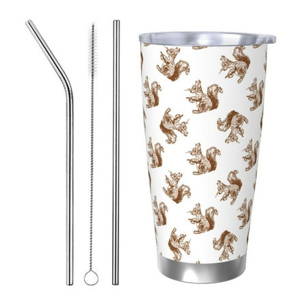 Lukts Retro Squirrel for 20OZ Car Cup Stainless Steel Direct Drinking Straw Thermos Cup Suitable for Office Travel and Car-Straw Three-piece Set
Lukts Retro Squirrel for 20OZ Car Cup Stainless Steel Direct Drinking Straw Thermos Cup Suitable for Office Travel and Car-Straw Three-piece Set