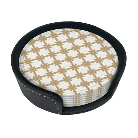 Round Pu Leather Coaster Collection Of Geometric Seamless Patterns Heat - Resistant Beverage Cup Mat-Fancy Decor For Kitchen Office Dining Room Table - Drink Protector 6-Slice
Round Pu Leather Coaster Collection Of Geometric Seamless Patterns Heat - Resistant Beverage Cup Mat-Fancy Decor For Kitchen Office Dining Room Table - Drink Protector 6-Slice