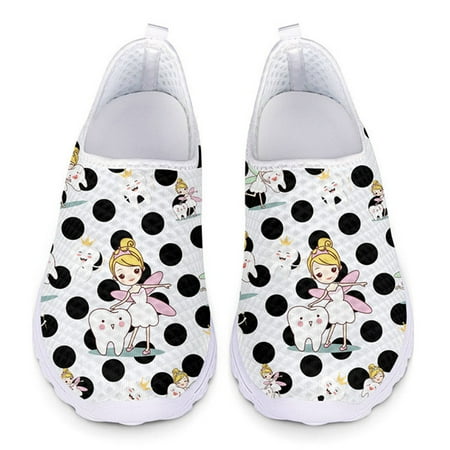 Cute Nurse Fairy Print Loafers Women Flats Slip On Shoes Mesh Summer Ladies Sneaker Dental Nursing Shoes Female Footwear
Cute Nurse Fairy Print Loafers Women Flats Slip On Shoes Mesh Summer Ladies Sneaker Dental Nursing Shoes Female Footwear