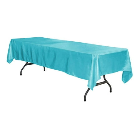 1 Pc Satin Rectangular 60 X120 Tablecloth - Aqua Blue(Machine Washable & Cool Dry) For Wedding Or Event Decor
1 Pc Satin Rectangular 60 X120 Tablecloth - Aqua Blue(Machine Washable & Cool Dry) For Wedding Or Event Decor