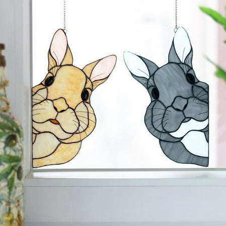 Artistic Easter Pendant Active Poses Acrylic Easter Bunny Peeping Plaque for Home Yellow Acrylic
Artistic Easter Pendant Active Poses Acrylic Easter Bunny Peeping Plaque for Home Yellow Acrylic