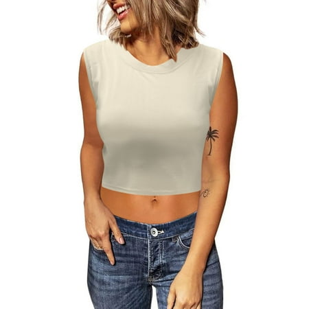CYMMPU Sports Bras for Women Casual Sleeveless Solid Crop Basic Tank Yoga Sport Tops White M
CYMMPU Sports Bras for Women Casual Sleeveless Solid Crop Basic Tank Yoga Sport Tops White M
