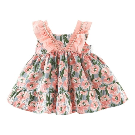 ZRBYWB Toddler Girls Dresses Sleeveless Sundress Floral Print Ruffles Princess Dress Dance Party Dresses Baby Girl Clothes
ZRBYWB Toddler Girls Dresses Sleeveless Sundress Floral Print Ruffles Princess Dress Dance Party Dresses Baby Girl Clothes