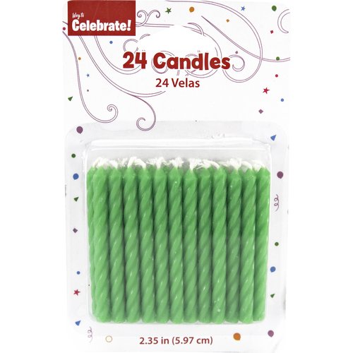 Neon Birthday Candles, 20pk