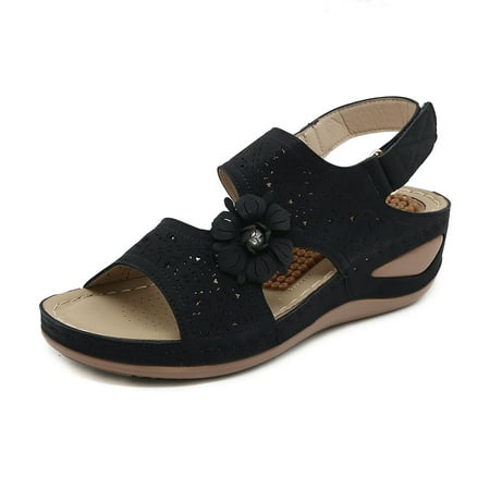 YanHoo Women s Wedge Orthotic Sandals Ankle Strap Open Toe Orthopedic Sandals Vintage Summer Beach Casual Shoes with Arch Support
YanHoo Women s Wedge Orthotic Sandals Ankle Strap Open Toe Orthopedic Sandals Vintage Summer Beach Casual Shoes with Arch Support