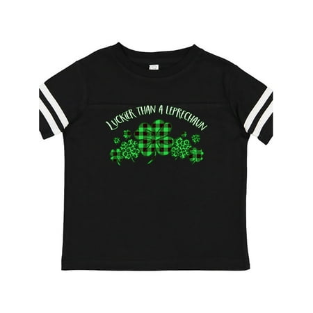 Inktastic St. Patrick s Day Luckier Than a Leprechaun Gift Toddler Boy or Toddler Girl T-Shirt
Inktastic St. Patrick s Day Luckier Than a Leprechaun Gift Toddler Boy or Toddler Girl T-Shirt