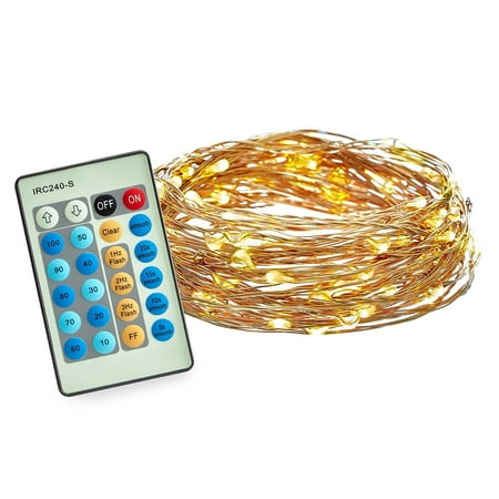 Radiance Dimmable Starry String Lights, 33 ft, Copper Wire, Warm White