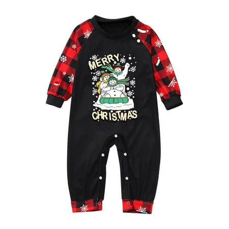 Christmas Gifts Baby Sleepwear for Christmas Family Matching Pajamas Cute Big Headed Deer Print Pjs Plaid Long Sleeve Tops And Pants Soft Casusal Holiday Sleepwear Polyester Black 80
Christmas Gifts Baby Sleepwear for Christmas Family Matching Pajamas Cute Big Headed Deer Print Pjs Plaid Long Sleeve Tops And Pants Soft Casusal Holiday Sleepwear Polyester Black 80