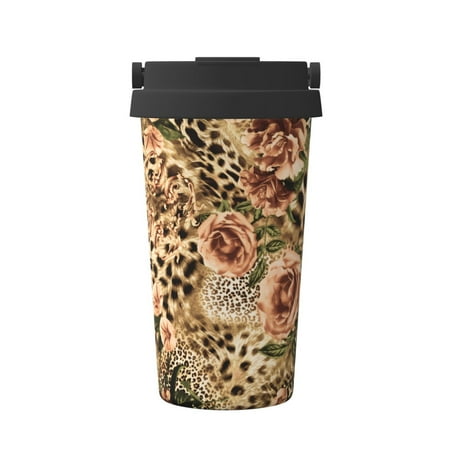 Matuu Animal Leopard for Insulated Coffee Mug Reusable Travel Coffee Cup Spill Proof 16oz Stainless Steel Coffee Cups for Hot/Ice Coffee Tea
Matuu Animal Leopard for Insulated Coffee Mug Reusable Travel Coffee Cup Spill Proof 16oz Stainless Steel Coffee Cups for Hot/Ice Coffee Tea