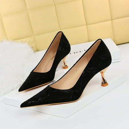 Women‘s Pointed Toe Pyramid Heeled Sandals Anti-slip Slip-on High Heels Women‘s Fashion Casual Pumps
Women‘s Pointed Toe Pyramid Heeled Sandals Anti-slip Slip-on High Heels Women‘s Fashion Casual Pumps