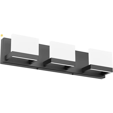 3 Lights Black Dimmable LED Vanity Light for Bathroom Up and Black Modern Bathroom Wall Light Fixtures Over Mirror(White Light 6000K)
3 Lights Black Dimmable LED Vanity Light for Bathroom Up and Black Modern Bathroom Wall Light Fixtures Over Mirror(White Light 6000K)