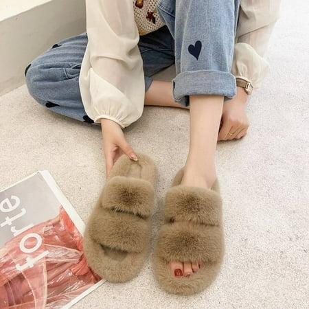 CoCopeaunt Winter Slippers For Women Faux Fur Slides Female Warm Flat Indoor Shoes Household Slippers Plush Flip Flops Home Sandals
CoCopeaunt Winter Slippers For Women Faux Fur Slides Female Warm Flat Indoor Shoes Household Slippers Plush Flip Flops Home Sandals