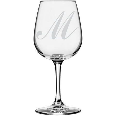 Commercial Script Etched Monogram All Purpose 12.75oz Libbey Wine Glass Letter M
Commercial Script Etched Monogram All Purpose 12.75oz Libbey Wine Glass Letter M