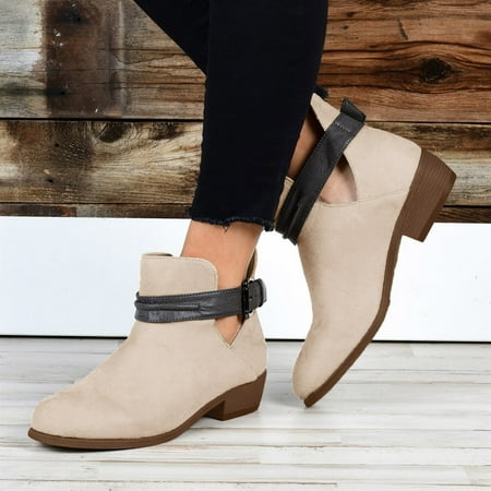 TALKVE Women Shoes Short Toe Booties Heels Retro Buckle Round Strap Non Slip Women s Boots
TALKVE Women Shoes Short Toe Booties Heels Retro Buckle Round Strap Non Slip Women s Boots
