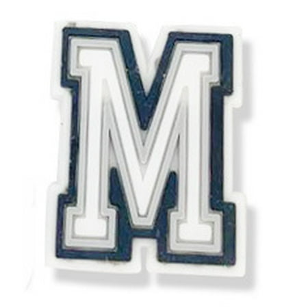 Toyella Decorations Removable Accessories PVC Letters Shoe Buckle M