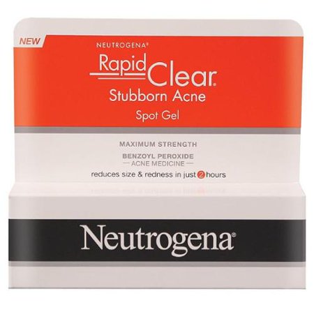 Neutrogena Rapid Clear Stubborn Acne Spot Gel 1 oz (Pack of 4)