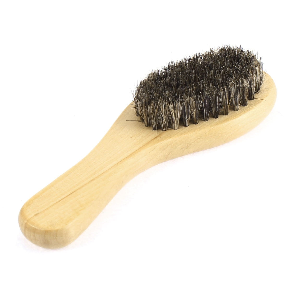 Wooden Handle Handheld Curved 7 Rows Bristle Horse Hair Brush Beige Brown Walmart Canada