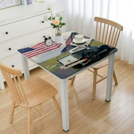 FACANNAP American Flag Square Table Cover Oil Resistant Wear Resistant Reusable Desktop Protection 100% Polyester Fiber 46*46
FACANNAP American Flag Square Table Cover Oil Resistant Wear Resistant Reusable Desktop Protection 100% Polyester Fiber 46*46