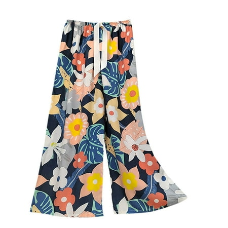 Womens Casual Pants Women s New Printed Summer Large Size Loose Breathable Casual Wide Leg Pants Artificial Cotton High Waist Pants Cotton Silk Pajama Pants For Women
Womens Casual Pants Women s New Printed Summer Large Size Loose Breathable Casual Wide Leg Pants Artificial Cotton High Waist Pants Cotton Silk Pajama Pants For Women