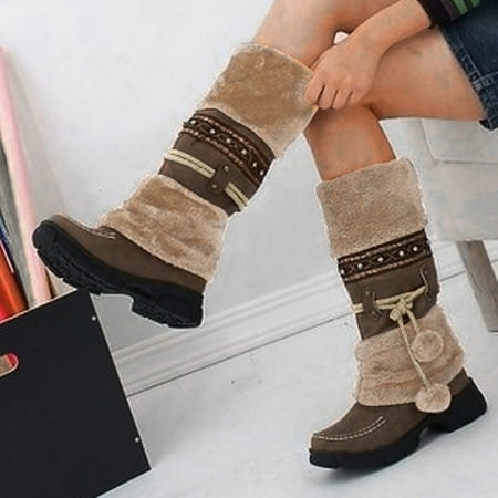 Foraging dimple Women s Cotton Shoes Warm Cotton Shoes Waterproof Cotton Boots High Boots Brown
Foraging dimple Women s Cotton Shoes Warm Cotton Shoes Waterproof Cotton Boots High Boots Brown