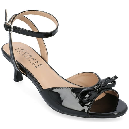 Journee Collection Womens Jennifer Kitten Heel Ankle Strap Open Toe Pumps
Journee Collection Womens Jennifer Kitten Heel Ankle Strap Open Toe Pumps