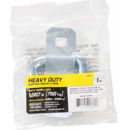 SmartStraps 878P Heavy Duty Surface Mount D ring Steel 1667lb Capacity 
SmartStraps 878P Heavy Duty Surface Mount D ring Steel 1667lb Capacity