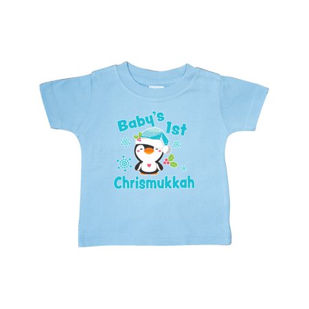 Inktastic Baby s 1st Chrismukkah with Cute Baby Penguin and Snowflakes Gift Baby Boy or Baby Girl T-Shirt
Inktastic Baby s 1st Chrismukkah with Cute Baby Penguin and Snowflakes Gift Baby Boy or Baby Girl T-Shirt