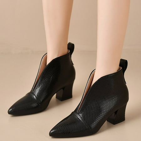 ZMHEGW Women Boots Autumn Ankle Heel Mid Heel Snake Print Pointed Toe Slip On Style Boots Shoes
ZMHEGW Women Boots Autumn Ankle Heel Mid Heel Snake Print Pointed Toe Slip On Style Boots Shoes