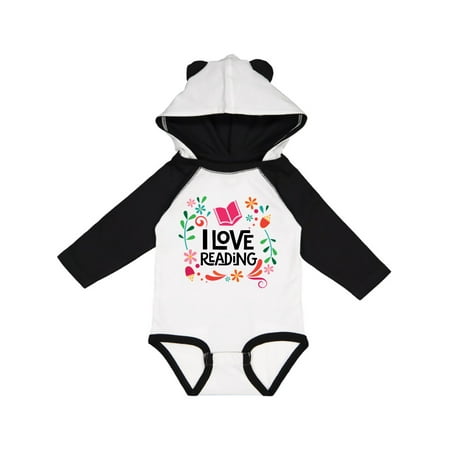 Inktastic Book Lover I Love Reading Gift Baby Girl Long Sleeve Bodysuit