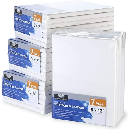 Royal & Langnickel Essentials 9x12 Triple Gessoed Stretched Canvas Super Value Pack for Oil and Acrylic 28 Pack
Royal & Langnickel Essentials 9x12 Triple Gessoed Stretched Canvas Super Value Pack for Oil and Acrylic 28 Pack