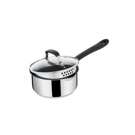 Jamie Oliver Quick & Easy 1.5 Qt. Stainless Steel Saucepan by T-fal