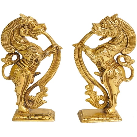 Pair of Yali Brackets